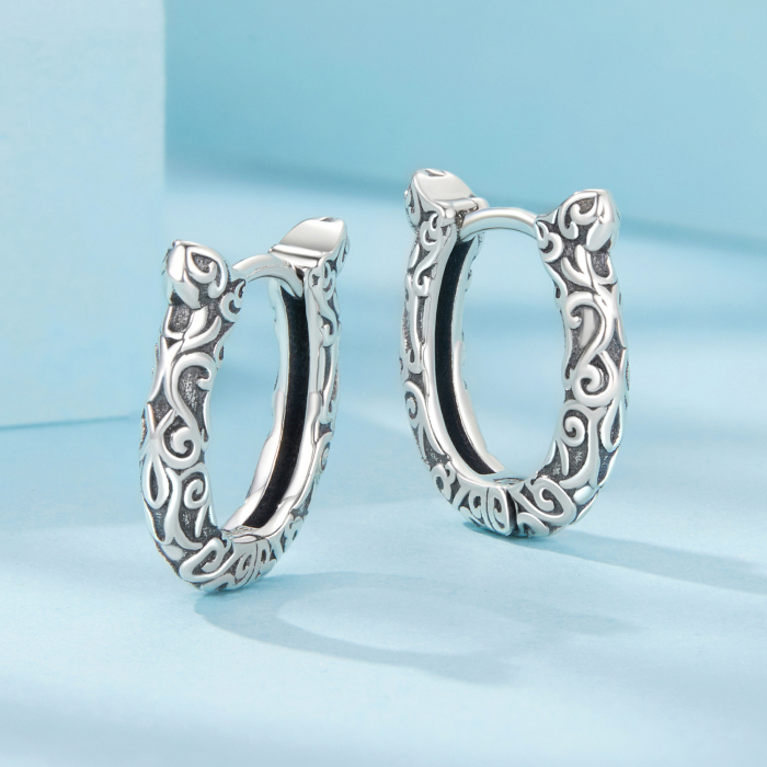 Cercei argint Potcoava Norocoasa [5]