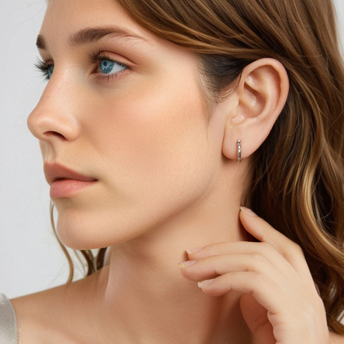 Cercei argint Potcoava Norocoasa [6]