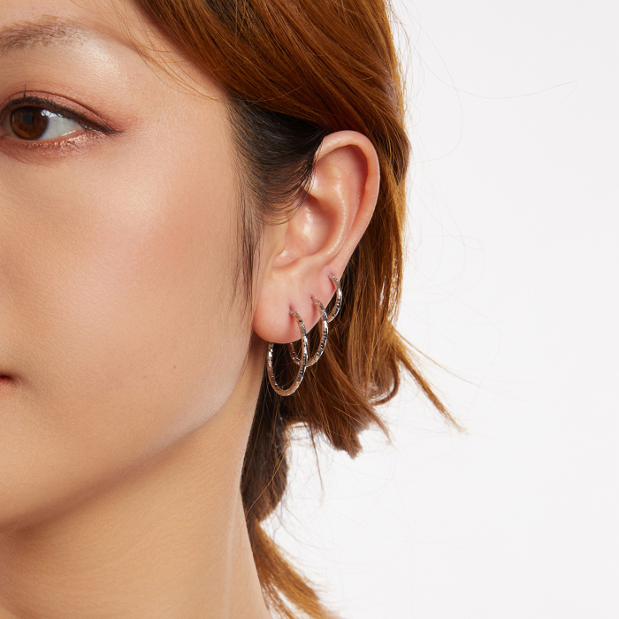 Cercei argint rasuciti Disco [14]