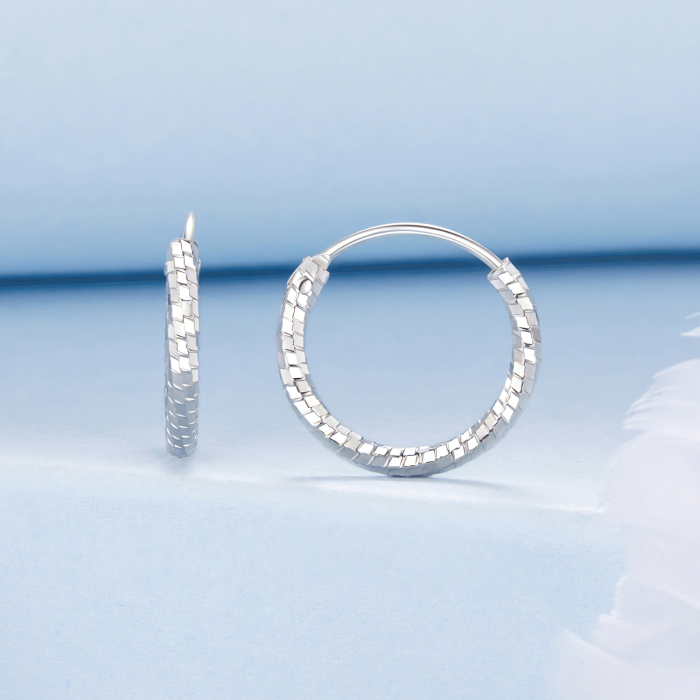 Cercei argint rasuciti Disco [3]