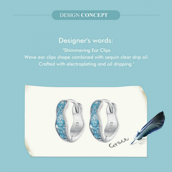 Cercei argint rotunzi albastrul cerului [9]