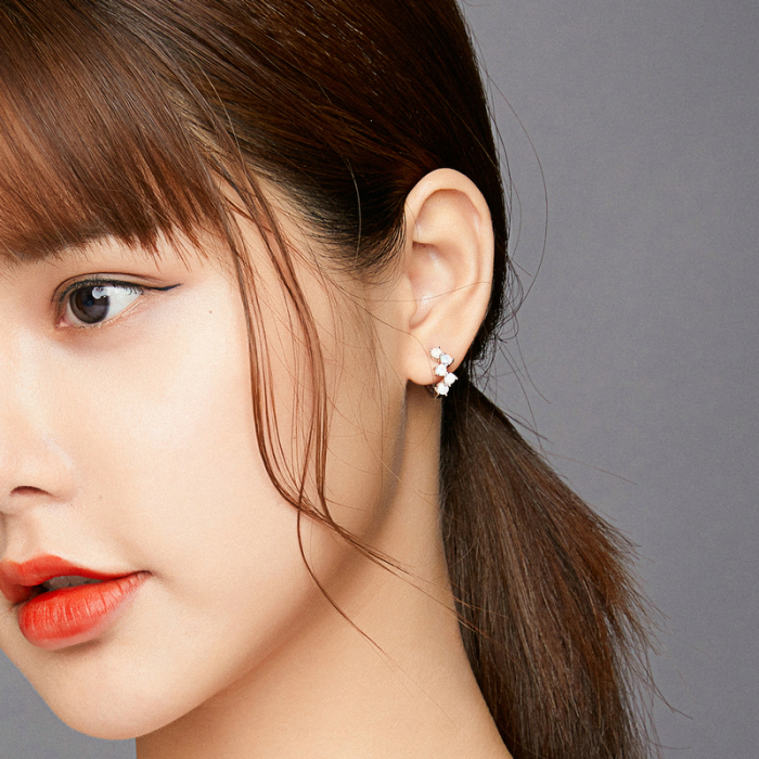 Cercei argint rotunzi cu opal [4]