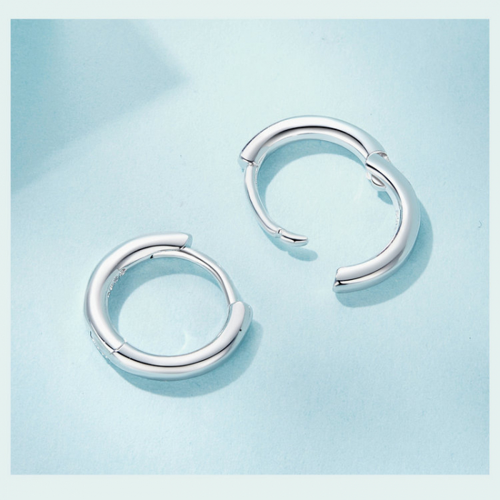 Cercei argint rotunzi simpli [6]