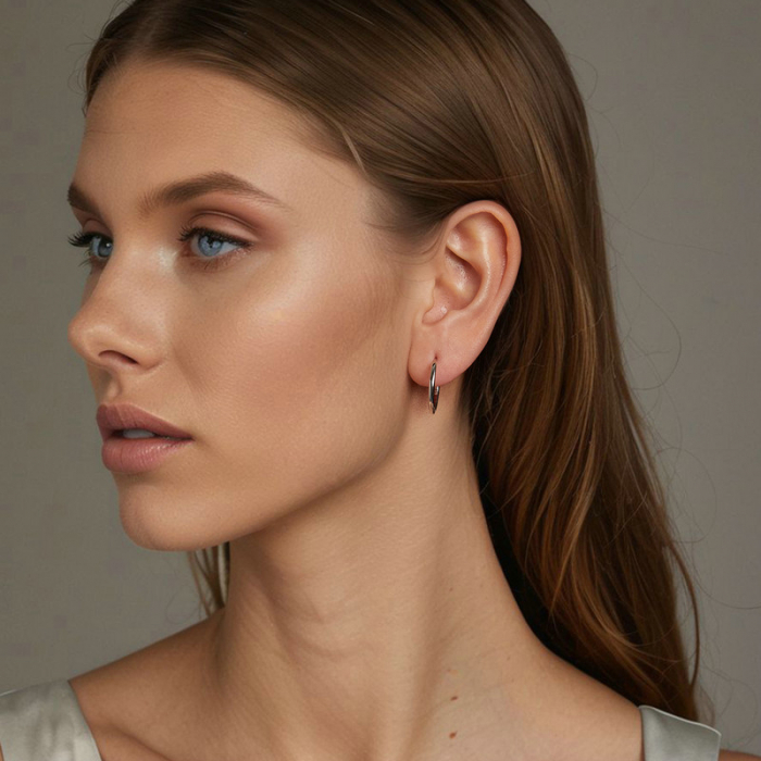 Cercei argint rotunzi simpli [9]