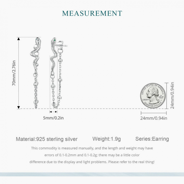 Cercei argint sarpe [8]