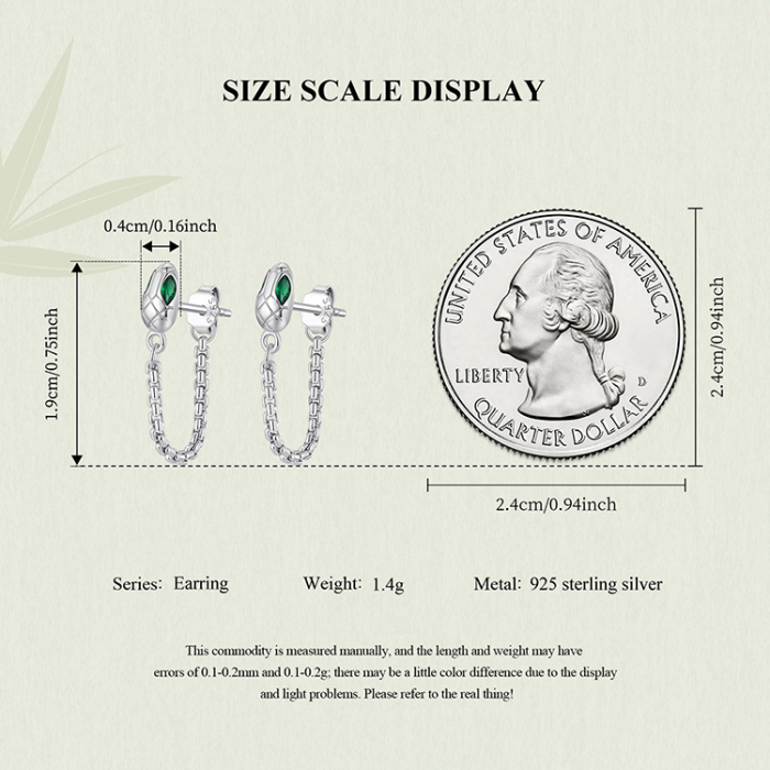 Cercei argint sarpe cu zirconii [14]