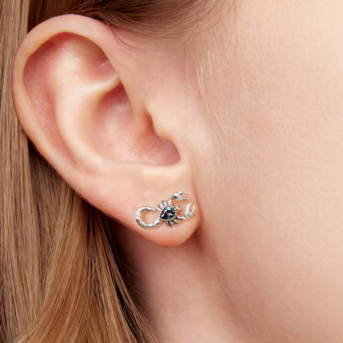 Cercei argint Scorpion [2]