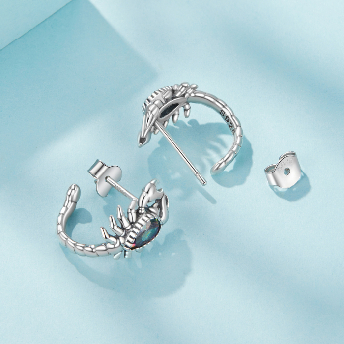 Cercei argint Scorpion [7]