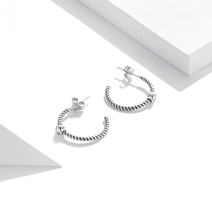 Cercei argint simpli [7]