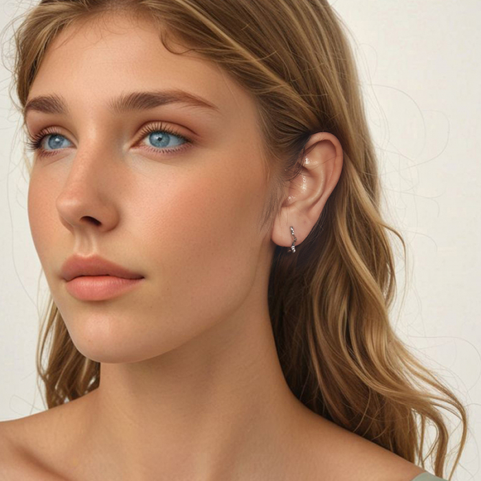 Cercei argint stelute [6]