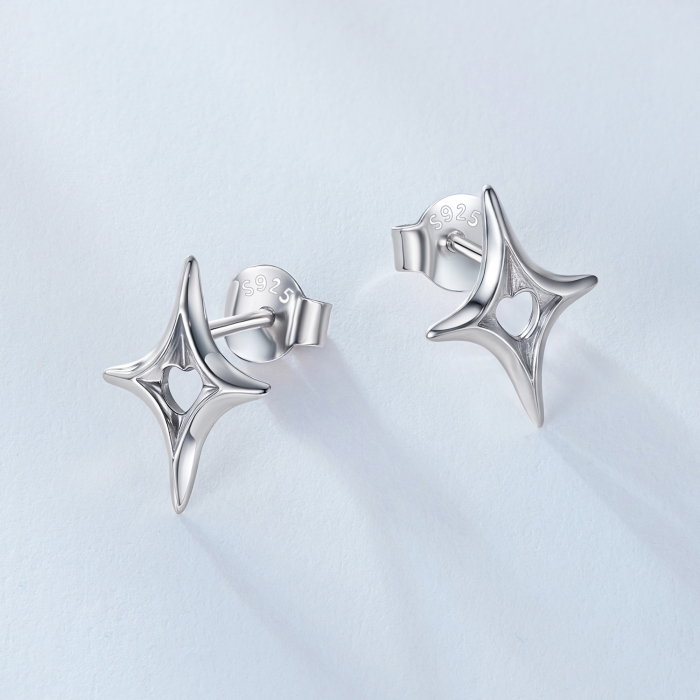 Cercei argint stelute [5]