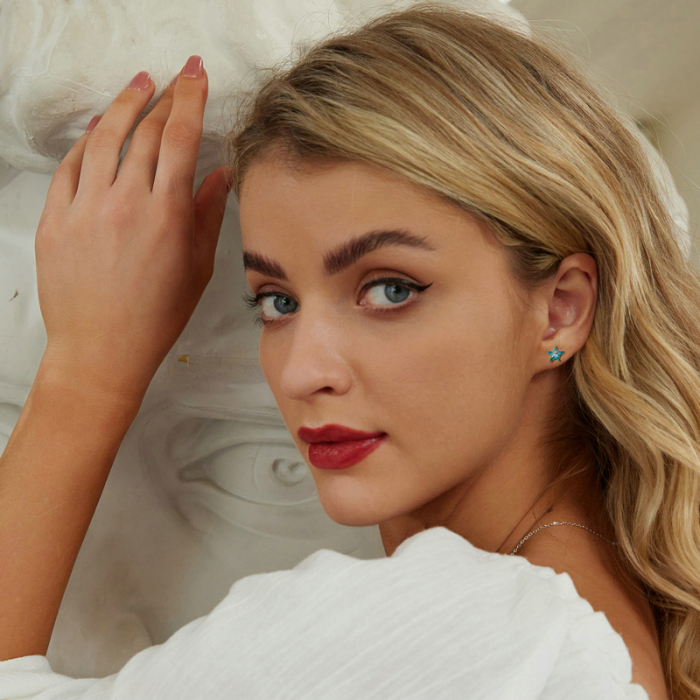 Cercei argint stelute de mare [2]