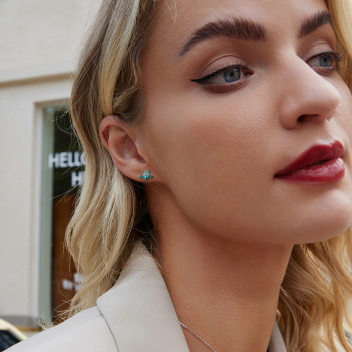 Cercei argint stelute de mare [4]