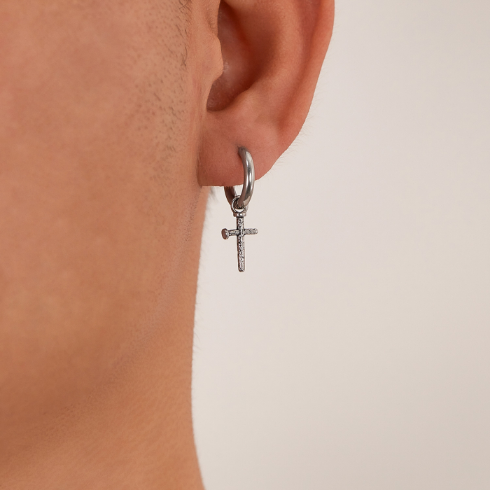Cercei inox cu cruciulite [11]