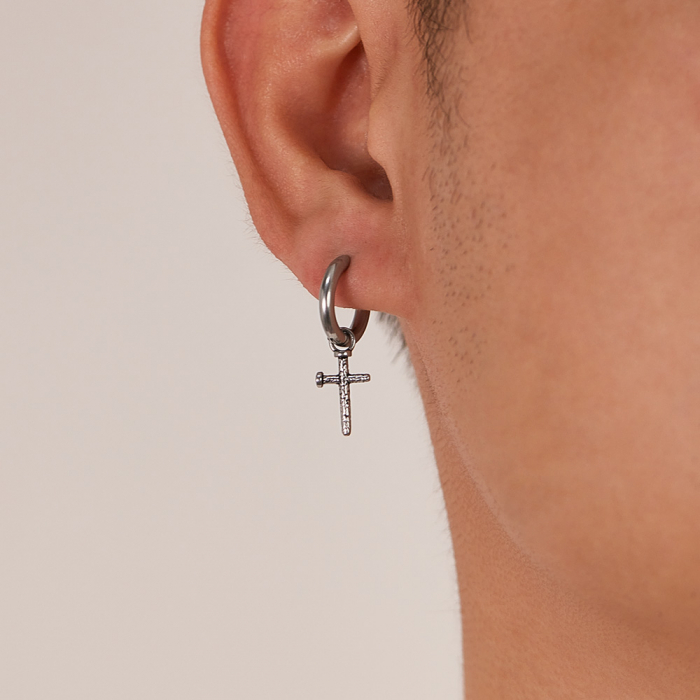 Cercei inox cu cruciulite [15]