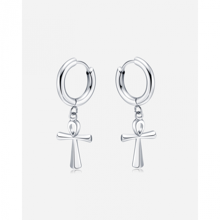 Cercei inox cu cruciulite [7]