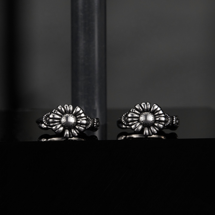 Cercei inox cu margarete [14]