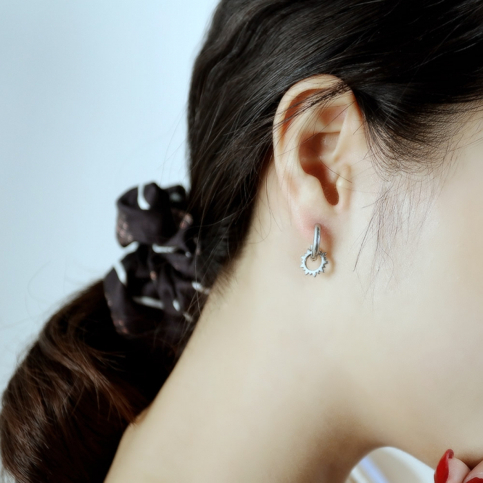 Cercei inox cu soare [11]