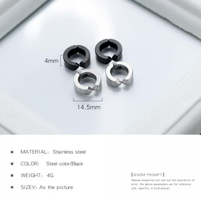 Cercei inox simpli fara ac [5]