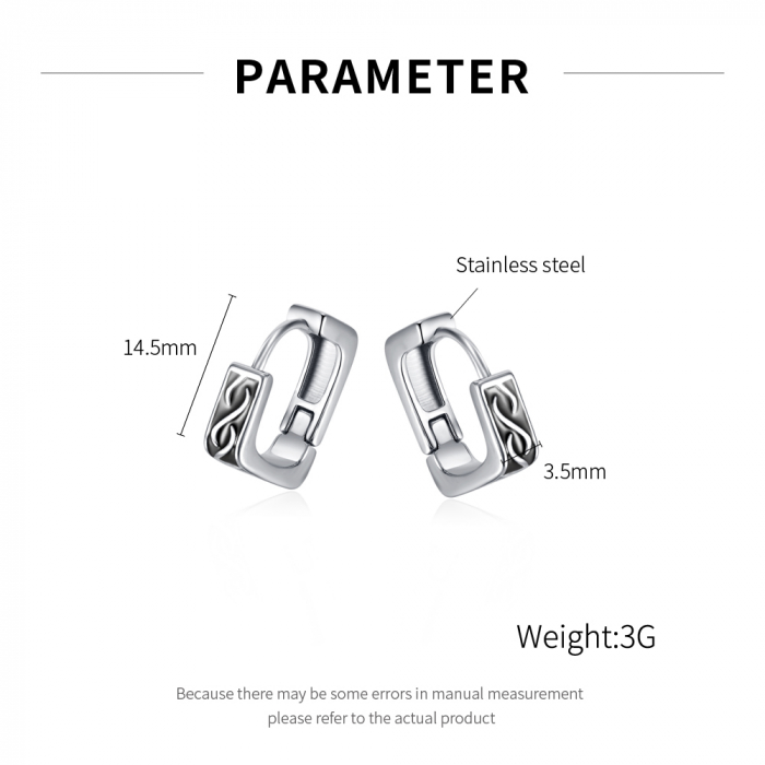 Cercei inox eleganti [7]
