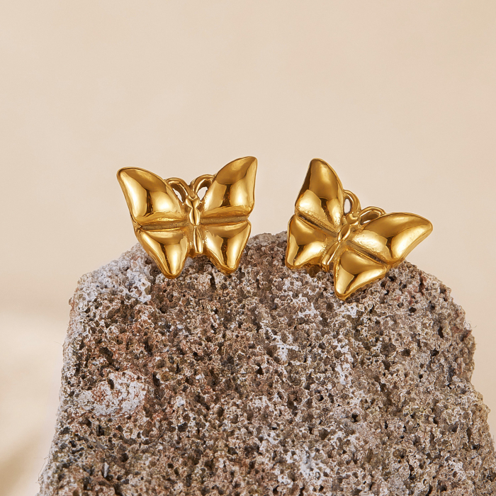 Cercei inox fluturasi [10]