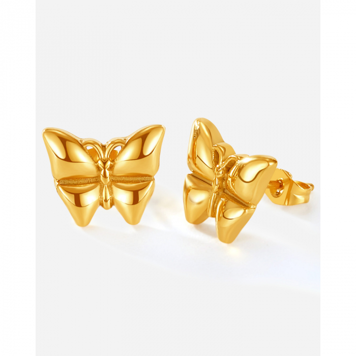 Cercei inox fluturasi [8]