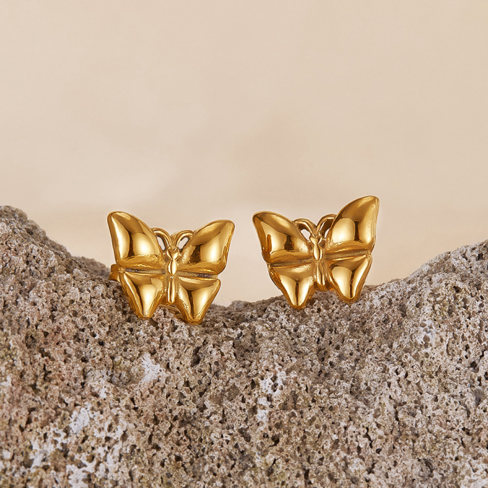 Cercei inox fluturasi [3]