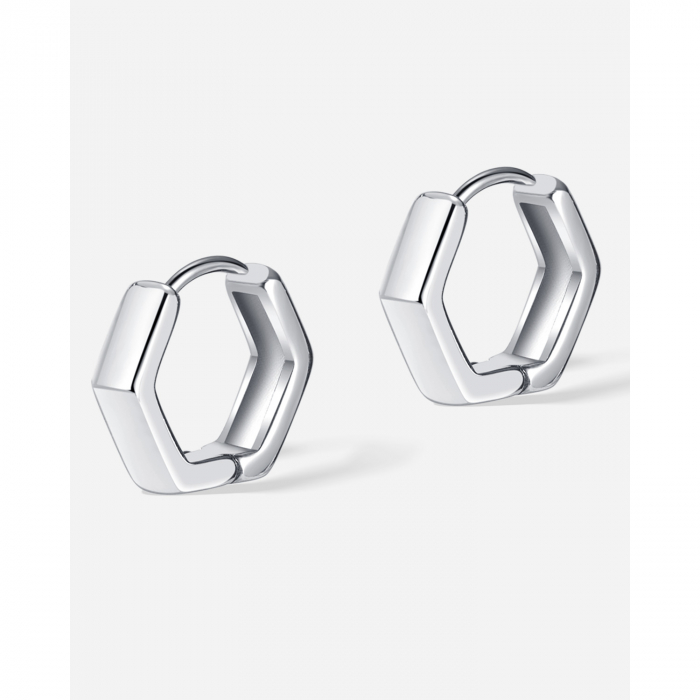 Cercei inox geometrici [8]