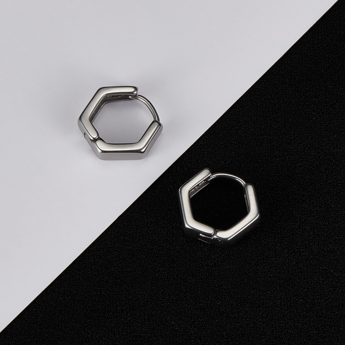 Cercei inox geometrici [3]