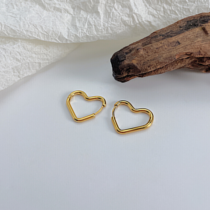 Cercei inox inimioare [3]