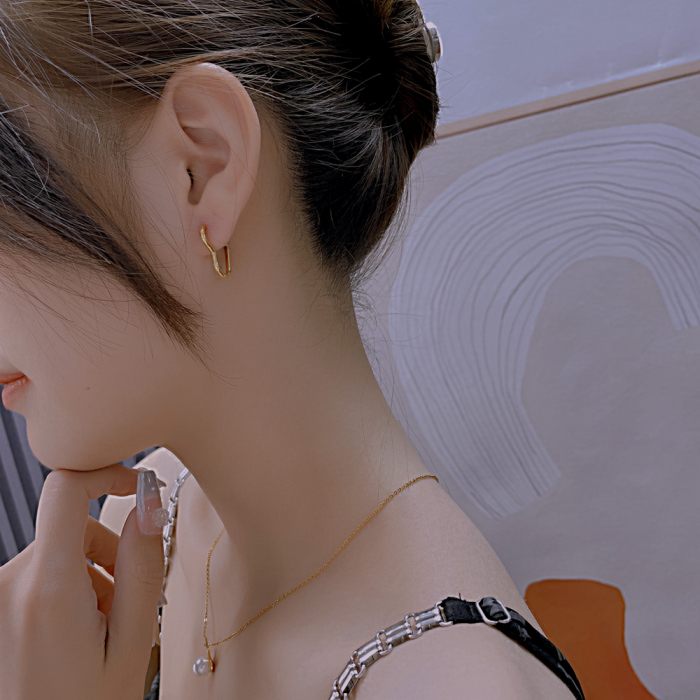 Cercei inox inimioare [4]