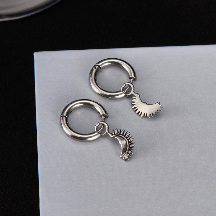 Cercei inox Luna [9]