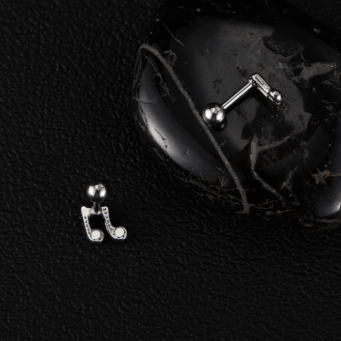 Cercei inox note muzicale [8]