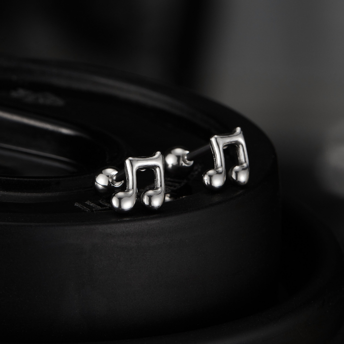 Cercei inox note muzicale [10]