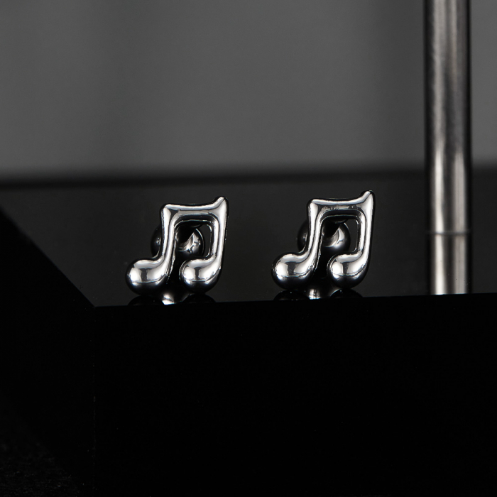 Cercei inox note muzicale [12]