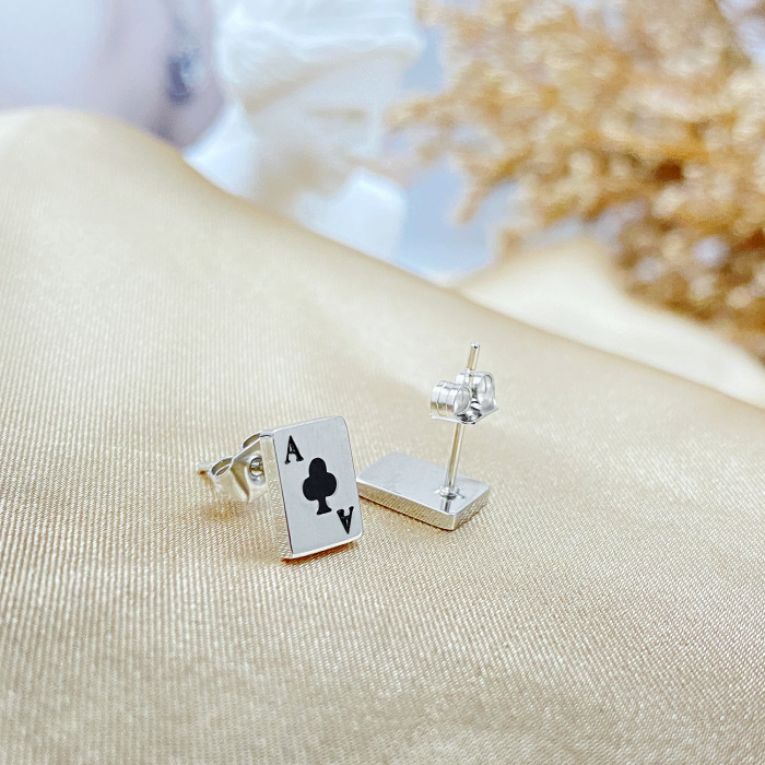 Cercei inox poker [2]