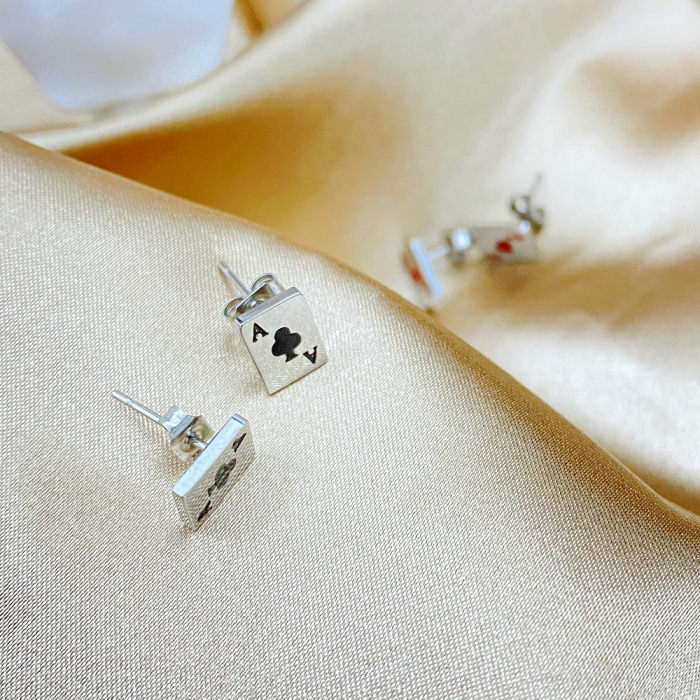 Cercei inox poker [9]