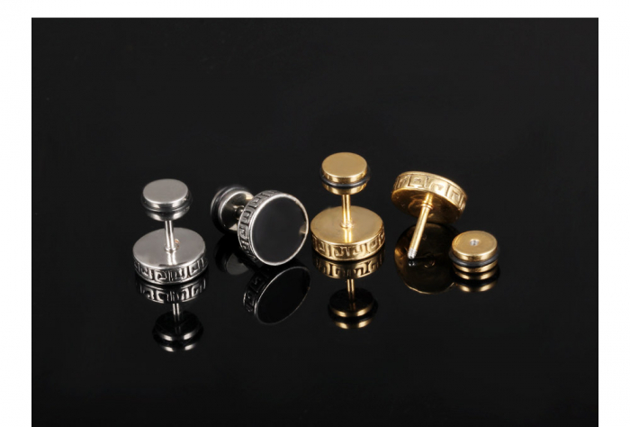Cercei inox rotunzi [6]