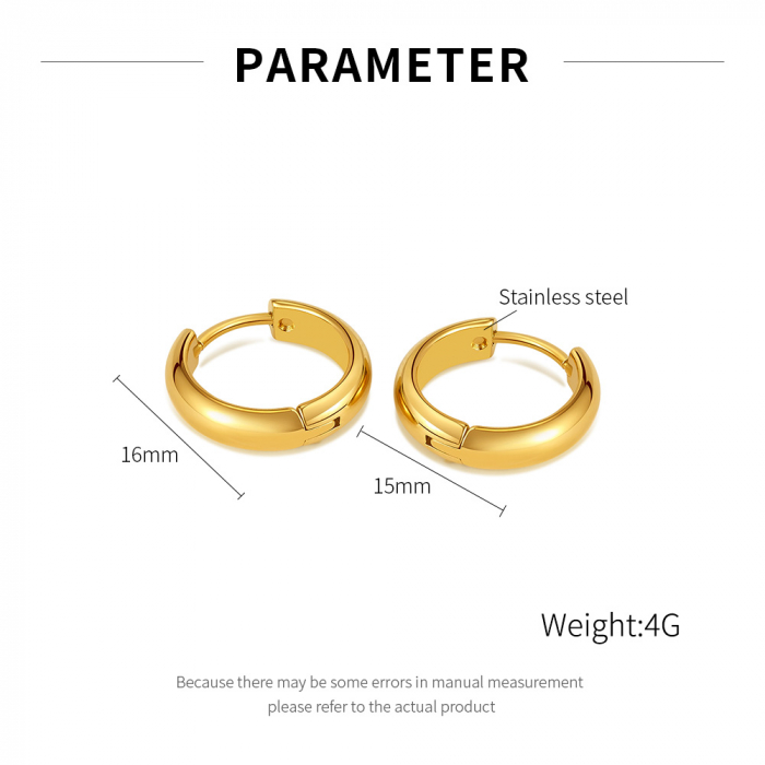 Cercei inox simpli [10]