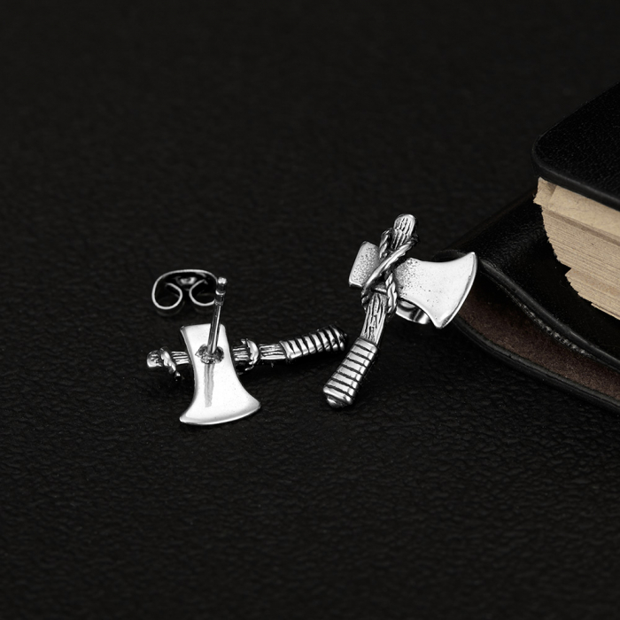 Cercei inox topor [2]