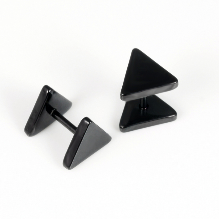 Cercei inox triunghiulari [2]