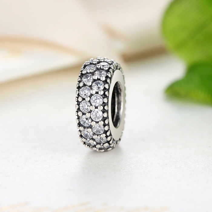 Charm argint 925 cu zirconii albe - Be Elegant PST0020 [3]