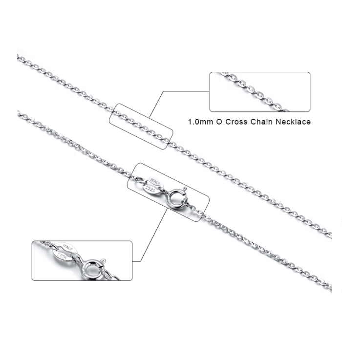 Colier argint 925 placat cu aur 14K, 55 cm [3]