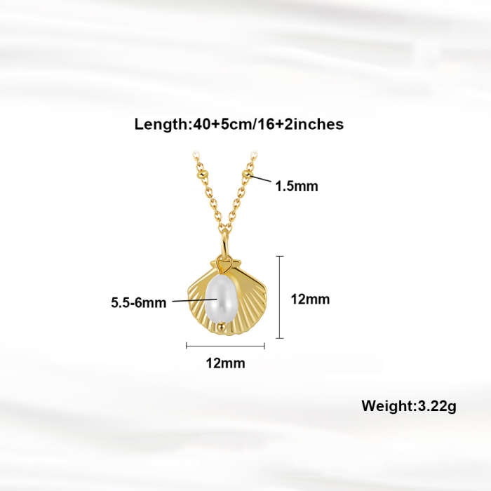 Colier argint 925 placat cu aur 14K cu perle naturale [4]