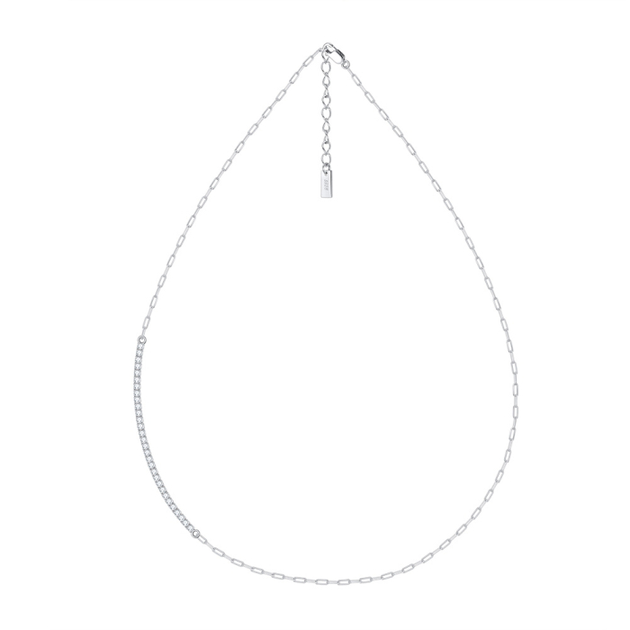 Colier tennis argint 925 placat cu rodiu cu zirconiu [1]