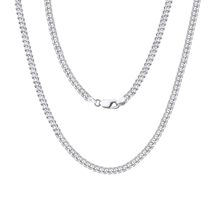 Colier argint 925 placat cu rodiu, 50 cm, 2,5 mm, UNISEX [1]