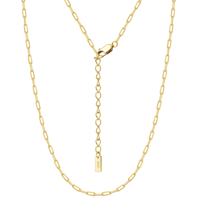Colier argint 925 placat cu aur 14K, 60 cm, 1,8 mm [1]