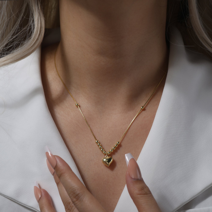 Colier argint 925 placat cu aur 14K [2]