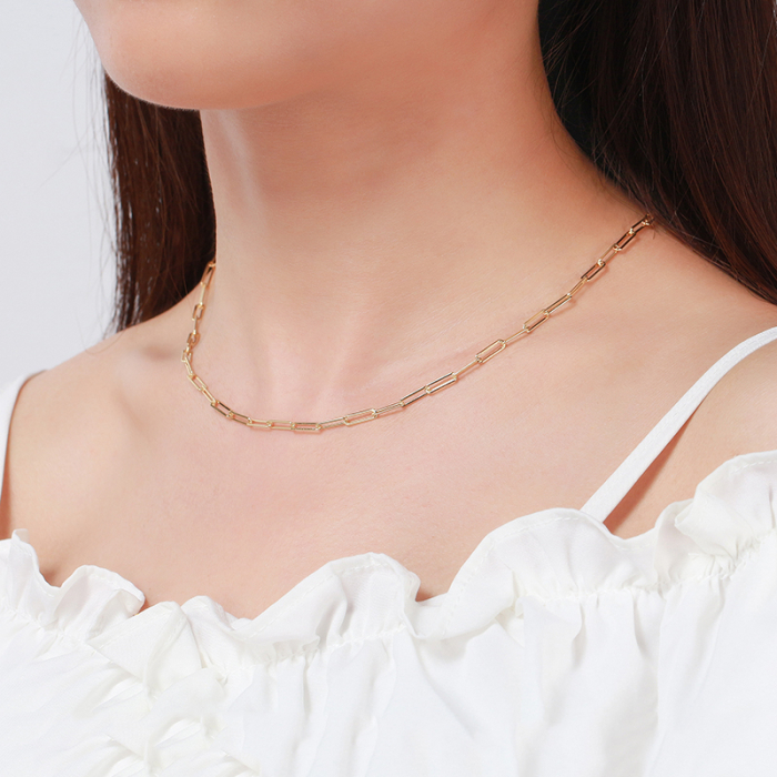 Colier argint 925 placat cu aur 18K, 50 cm, 2,2 mm [2]