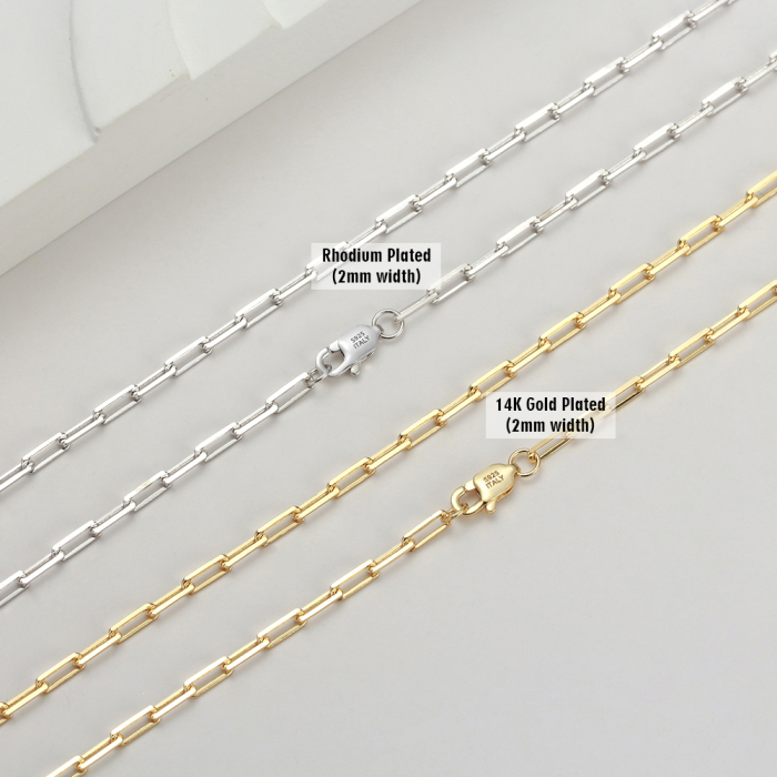 Colier argint 925 placat cu aur 18K, 50 cm, 2,2 mm [8]